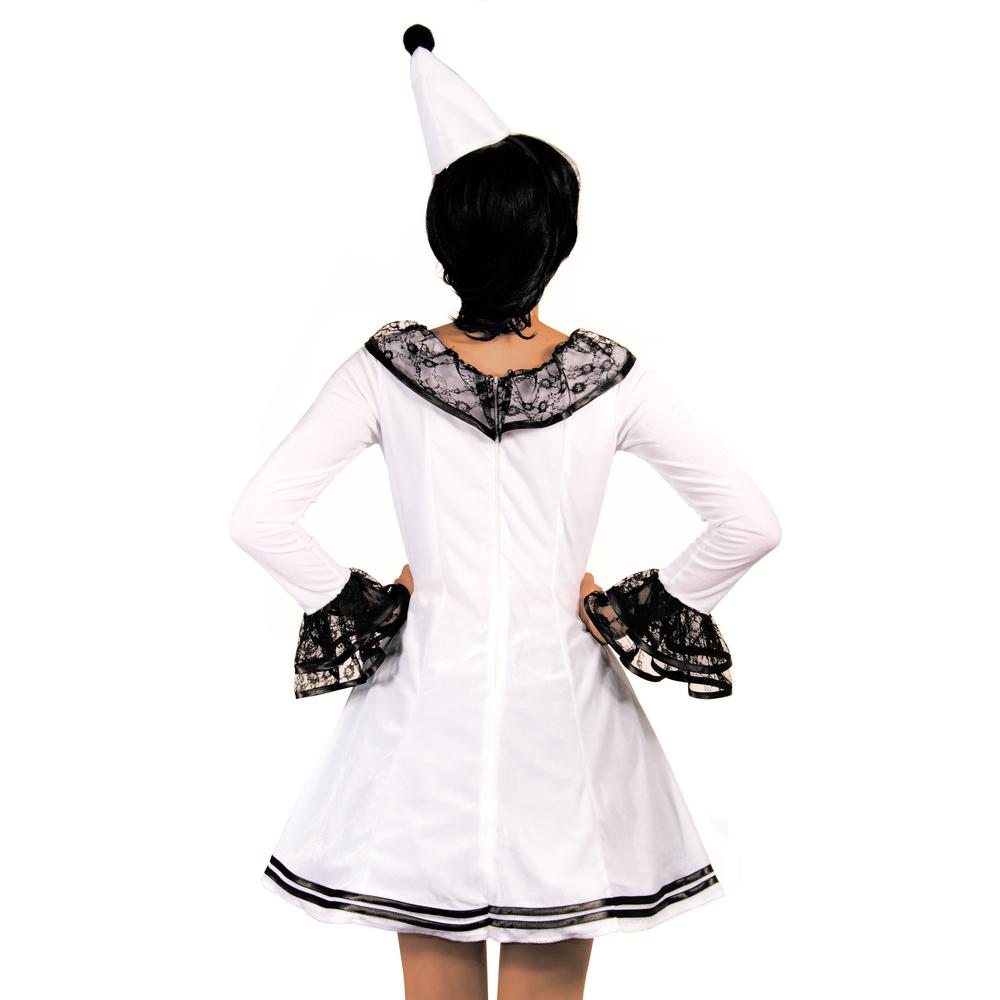 Leg Avenue Leg Avenue Pierrot Clown Costume White Attitude Europe